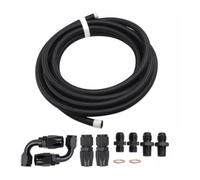 KIMISS 6AN Braided Fuel Line Kit Automatic Transmission Cooler 6AN Fuel