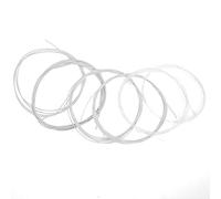 KIMISS 6PCS Oud Strings Set - Nylon Silver-Plated Copper Alloy Replacement Strings for Arabic Oud - 1G, 2D, 3A, 4E, 5B, 6F Compatible