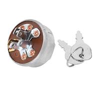 KIMISS 725 0267 Lawn Mower Ignition Starter Switch with Lock Barrel, Fit Nut and Keys