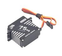 KIMISS 75KG Digital Steering Servo with 180° Control Angle - Full Metal Gear Brushless Servo for Fit for 1/10 1/8 /5 RC Car, Robot & Boats