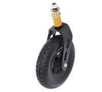 KIMISS 8 Inch Universal Wheelchair Front Caster - Solid Replacement Wheel for Wheelchairs, Walkers, Shopping Carts, and Scooters - Enhanced Stability and Load Bearing Capacity