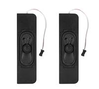 KIMISS 8 Ohm 10W Full Range Speaker, 1 Pair Ohms 10 Watts 40mm Dual Internal Magnetic L Box HiFi Subwoofer Electronics Home Speakers Subwoofers 40mm DIY Loudspeaker Horn for TV