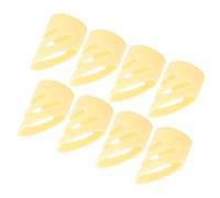 KIMISS 8Pcs Finger Pick Set for Stringed Instruments - ABS Material Picks for Guitar, Ukulele, and Bass - Forefinger Auxiliary Accessories (2L+6M)