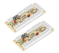 KIMISS A de Game Controller USB Encoder - Delay USB to Joystick Button for PC, MAME, Retro Projects - Easy DIY Gaming Console Build (QM070913 (double))