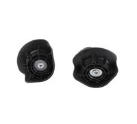 KIMISS A65 Black Suitcase Mute Wheel Replacement, Universal Luggage Wheels, Quiet Luggage Wheel Pair for Outdoor Travel Supplies (S)