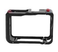 KIMISS Action Camera Cage Aluminum Alloy Protective Frame with Cold Shoe and 1 4 Inch Thread Full Access Top