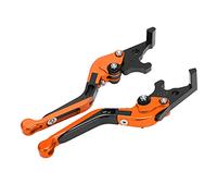KIMISS Adjustable Brake Clutch Levers Extendable Replacement for Xmax 250 XMAX300 XMAX400 - High Durability Alloy - Automotive/Motorcycle & Powersports/Parts/Controls/Levers/Brake (Orange)