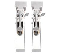 KIMISS Adjustable Drawer Front Installation Clamps, 2 Pcs Drawer Fixing Clips for Quick Furniture Mounting, Durable Aluminum Alloy Tool for Cabinet Assembly