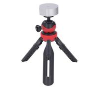 KIMISS Adjustable Height Tripod Mounting Kit with Adapter for Mini Antenna - Lightweight Aluminum Alloy Stand with 360° Angle Adjustment (Silver Adapter)