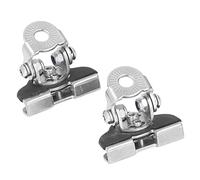 KIMISS Adjustable LED Light Bar Mounting Bracket, 2PCS Clamp for Off Road Vehicles, Compatible with Truck, SUV - Heavy Duty 304 Stainless Steel