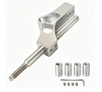KIMISS Adjustable Shift Knob Extender 22cm Forged Aluminum Alloy (Silver)