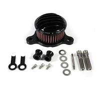 KIMISS Air Cleaner Air Cleaner Intake Filter System Kit For XL883 2004-2015(black)