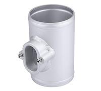 KIMISS Air Flow Sensor Mount, MAF 76mm Intake Meter Mount Base Adapter（Silver）// j gtc intake