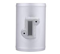 KIMISS Airflow Meter Base Air Flow Sensor Adapter MAF Sensor Adapter Pipe Mount Tube Aluminum Alloy Mass Air Flow Meter Base & Air Flow Sensor Mount Tube Bracket Silver (Outer diameter 75mm)