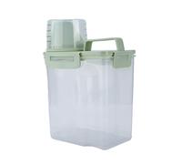 KIMISS Airtight Pet Food Storage Container for Dog & Cat - 4L Sealed Dry Food Bin with Measuring Cup and Pour Spout, Ideal for Small Dogs, Cats, Birds & Turtles, Moisture-Proof &