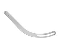 KIMISS Alternator Bracket Replacement for Small Block Engines with Short Water Pump - Iron Construction for Enhanced Engine Performance (Silver)