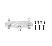 KIMISS Aluminum Alloy Steering Servo Mount Bracket Base for 1/8 Fit for Losi LMT Truck Modification Parts for Enhanced Performance (Silver)