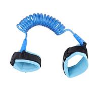 KIMISS Anti Lost Wrist Link, Harnesses & Leashes Kids Rope Elastic Lost Durable Adult Children Wristband Walking Harness for Toddlers Babies Orange Safety Assurance (Blue)