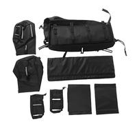 KIMISS ATV Bag, 55L Large Capacity Storage Bag with Reflective Strips and Detachable Design, for Most ATVs UTVs with Rear Rack (Black)