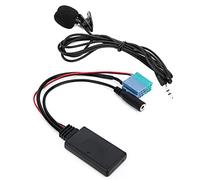 KIMISS AUTO Car Bluetooth Adapter Module Bluetooth 5.0 AUX Adapter Cable Stereo AUX Music Interf eo Wireless Adapter with Microphone Handsfree Call Replacement for Grande Punto