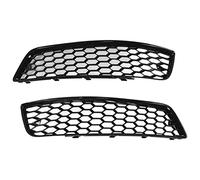 KIMISS AUTO Front Bumper Fog Light Lamp Mesh Grill Grille for 8P 2009-2013 8P0807681D Gloss Black Honeycomb Style Front Bumper Car Fog Light Cover Vent Grille Left Right