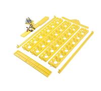 KIMISS Automatic Egg Incubator Tray for 24 Eggs - Four Leaf Flower Design for Chickens and Ducks,Efficient Turning System (12V)