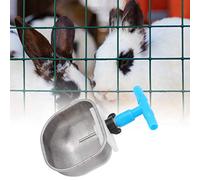 KIMISS Automatic Watering System - 5Pcs Stainless Steel Automatic Drinker Nipple Drinking Bowl Waterer Farm Accessory - Durable Nipple Bowl (Large stainless steel one-piece tee)