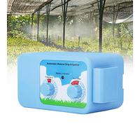 KIMISS Automatic Watering System - Home Garden Irrigation Controller Kit with Timer, Drip Irrigation for Efficient Plant Watering, USB Charging and Battery Operated