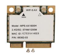 KIMISS AX1800H Wireless PCIe WiFi 6 Adapter, Dual Band 2.4GHz 5GHz, 5.2, Support 10/11, High-Speed 1200Mbps WiFi Card Laptop