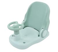 KIMISS Baby Bath - Slip Resistant Adjustable Safety Bathtub Shower Chair for Infants and Toddlers - Non-Slip Surface, Eco-Friendly Material, and Car Design (Green)