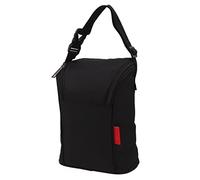 KIMISS Baby Bottle Thermal Bag - Nylon Insulation Tote Pouch for Outdoor Use, Diagonal Carry, Stroller Hanging, Travel-Friendly Baby Bottle Storage (Black)