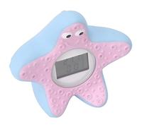 KIMISS Baby Water Thermometer Starfish Design with LCD Display, 3-Color Light, Floating Bath Toy for Precise Temperature Monit in Home or Bathroom