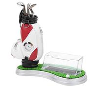 KIMISS Bag Pen Holder with Clock and Card Case Kit - Mini Desk Decoration for Enthusiasts - Ideal Accessory for Office & Tournaments