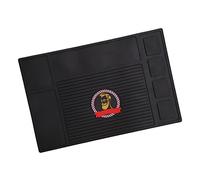 KIMISS Barber Tools Mat - Silicone S Resistant Organizer Mat for Hair Salon - Strong Adsorption Barber Station Counter