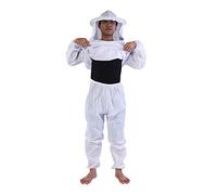 KIMISS Beekeeping Suit Protective Gear Beekeepers - Professional Hooded Jacket & Pants with Strong Net and Elastic Cuffs - Essential Equipment Backyard Beekeeping