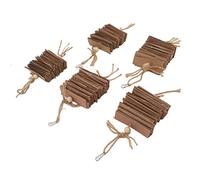 KIMISS Bird Paper Chew Toy + 5pcs Cardboard Chew Toy Funny Natural Bite for African Grey, Conures, Small Cockatoos + Natural Bark Corncob Nuts Toys and T (Original Color)