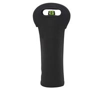 KIMISS Black 750ml Dive Bottle Holder - 2-Pack Outdoor Wine Carrier & Single Bottle Beer Sleeve for 6 Bottles - for Camping, Hiking, and Picnics