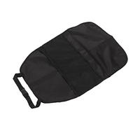 KIMISS Black Back Seat Protector Cover - Anti Kick Mat for Cars, SUVs, Trucks & Minivans - Backseat Organizer with Mesh Pockets for Toys, Drinks & More