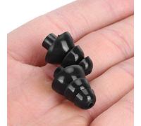 KIMISS Black Reusable Ear Plugs for Swimming, Noise Reduction & Silicone E Lugs for Sleeping & Spa - Comfortable with Filter