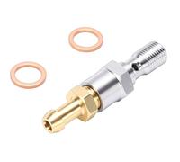 KIMISS Bleed Screw Motorcycle Brake Caliper, M10 X 1.00 Effective Air Entrapment Solution, Fits Most Models