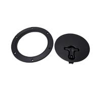 KIMISS Boat Marine Access Boat Deck 6 Inch Round (Black)