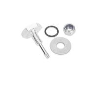 KIMISS Boost Pipe Fitting Car Universal Turbocharger Silicone Boost Pipe Hose Nipple VAC Turbo Vacuum Gauge Fitting Turbocharger Fittings TDI Aluminum Alloy Silver