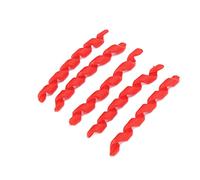 KIMISS Brake Line Tubes Protector + 5Pcs Bicycle Line Protector Threaded TPR Elastic Rubber Easy Install Bicycle Accessories + Flexible Brake Housing Protection + Sports & (Red)