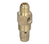 KIMISS Brass Male Threaded Air Compressor Check Valve Metal Straight 1 Way Accessory Replacement 21mmx16mmx10mm