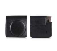 KIMISS Camera Bag for Fuji SQ1, Instant Camera Storage Case PU Leather Magnetic Buckle with Shoulder Strap, Tailored Conservation (Black)