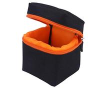 KIMISS Camera Lens Bag Neoprene DSLR Camera Lens Soft Protector Carry Pouch Bag Case Padded Thick Camera Lens Pouch Shockproof Protective Camera Lens Case Soft Pouch Case