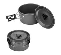 KIMISS Camping Cookware Set for Cooking - Lightweight Aluminum Cooking Kit for 2-3 People, Non Stick and Eco-Friendly