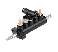 KIMISS Car Air Control Valve Foot Pedal Valve for Ranger Tire Changer Machine Supplies Tool Type A,Aluminum Alloy (Black)(C)