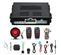KIMISS Car Alarm Security System Keyless Entry Starter Lock Unlock Remote Engine Start Stop System for Universal Vehicles