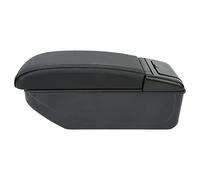 KIMISS Car Armrest Box Replacement for CX-3 - Double Layer Center Console Storage Styling Box - Black Interior Accessory